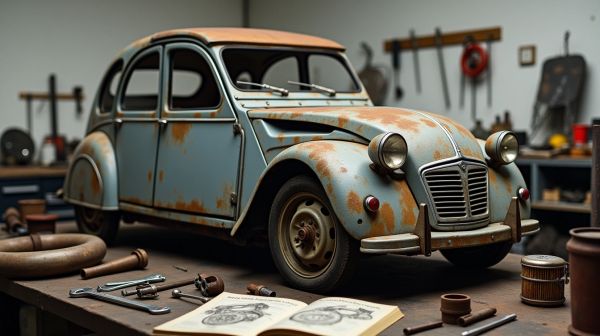 Moteur de Renault 4CV : les points à contrôler avant une restauration